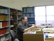 Jim Havron processing materials